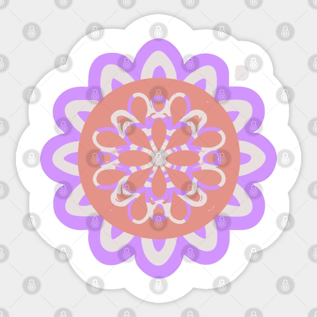 mandala Clamber Paintmandala Skip drawing Sticker by Martin Young